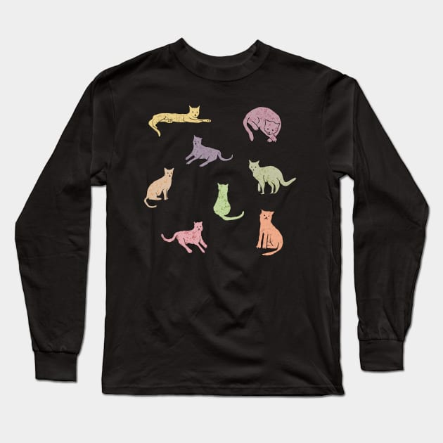 Badly drawn cats Long Sleeve T-Shirt by SHMITEnZ